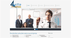 Desktop Screenshot of deltacontabil.com
